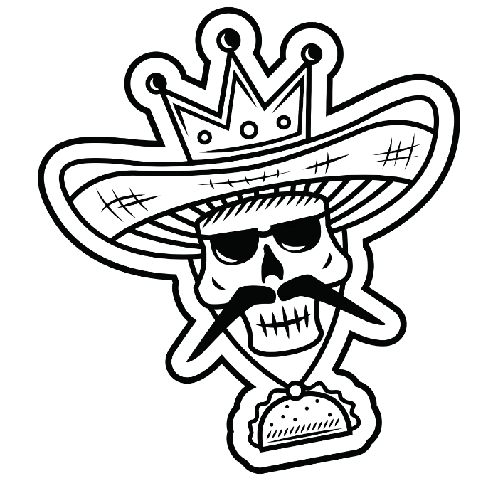 TacoKing logo black